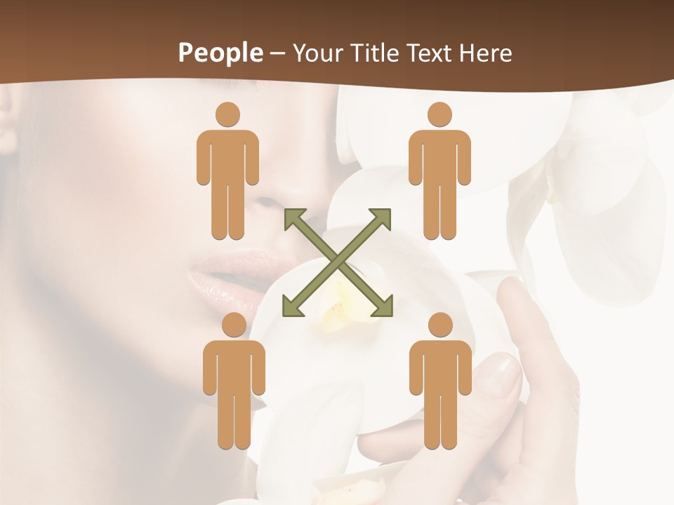 White Head Cosmetics PowerPoint Template