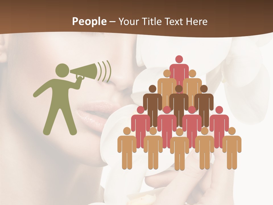 White Head Cosmetics PowerPoint Template