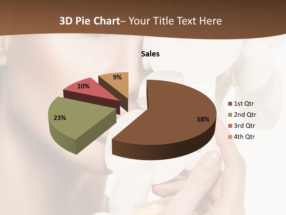 White Head Cosmetics PowerPoint Template