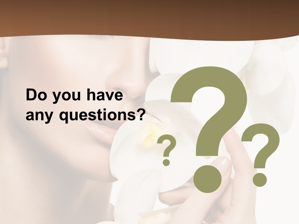 White Head Cosmetics PowerPoint Template