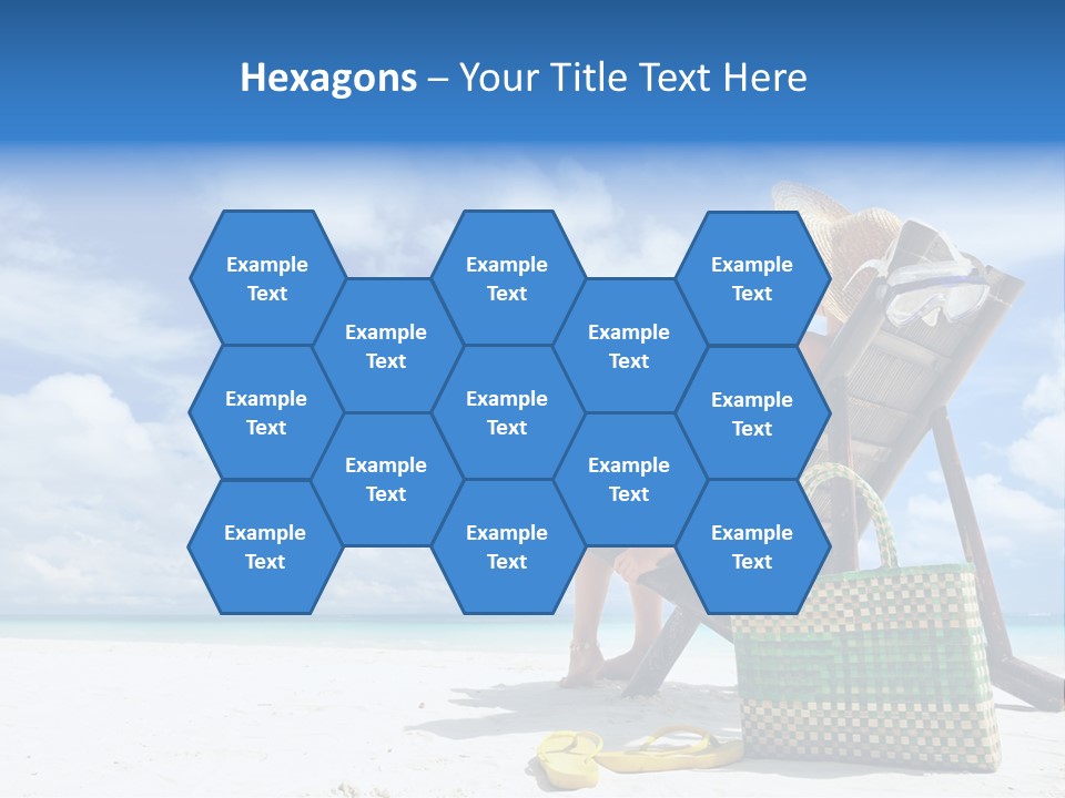 Sandals Sit Tropical PowerPoint Template