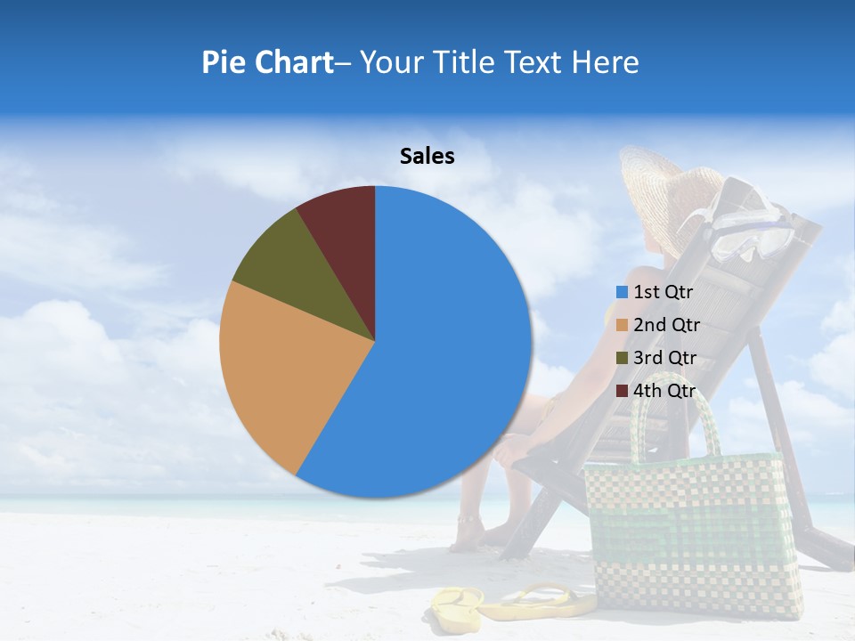 Sandals Sit Tropical PowerPoint Template