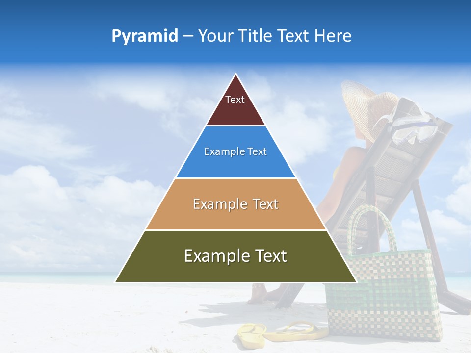 Sandals Sit Tropical PowerPoint Template