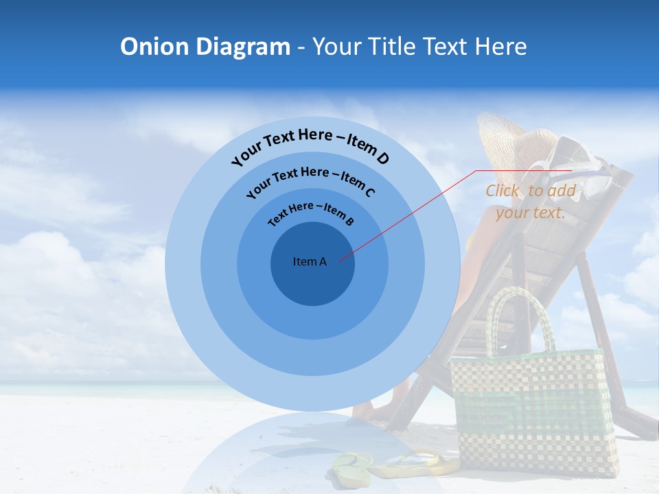 Sandals Sit Tropical PowerPoint Template