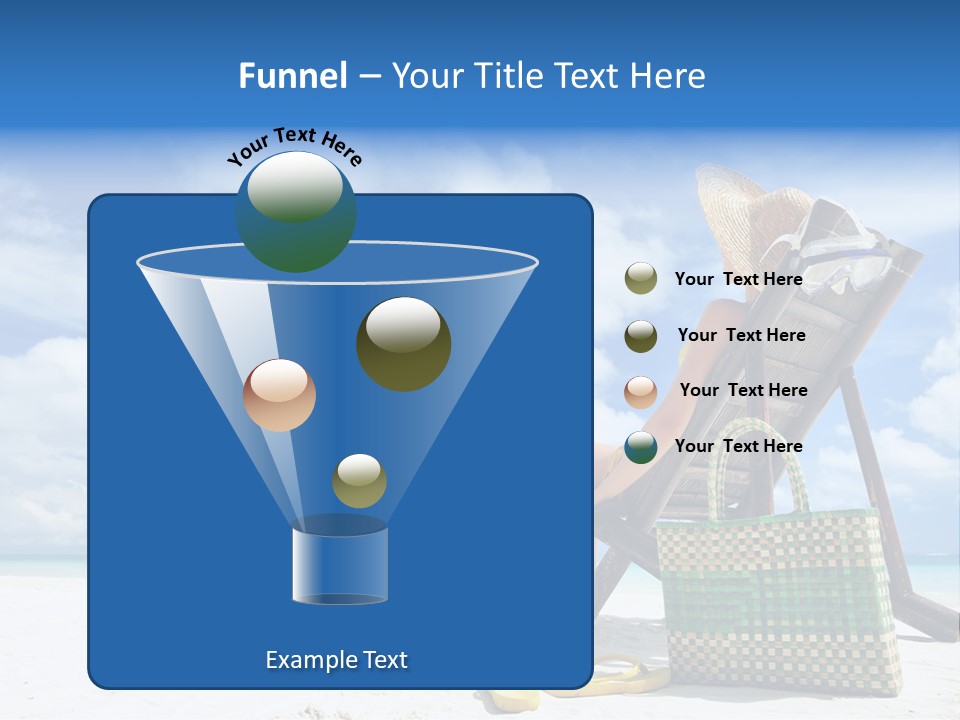 Sandals Sit Tropical PowerPoint Template