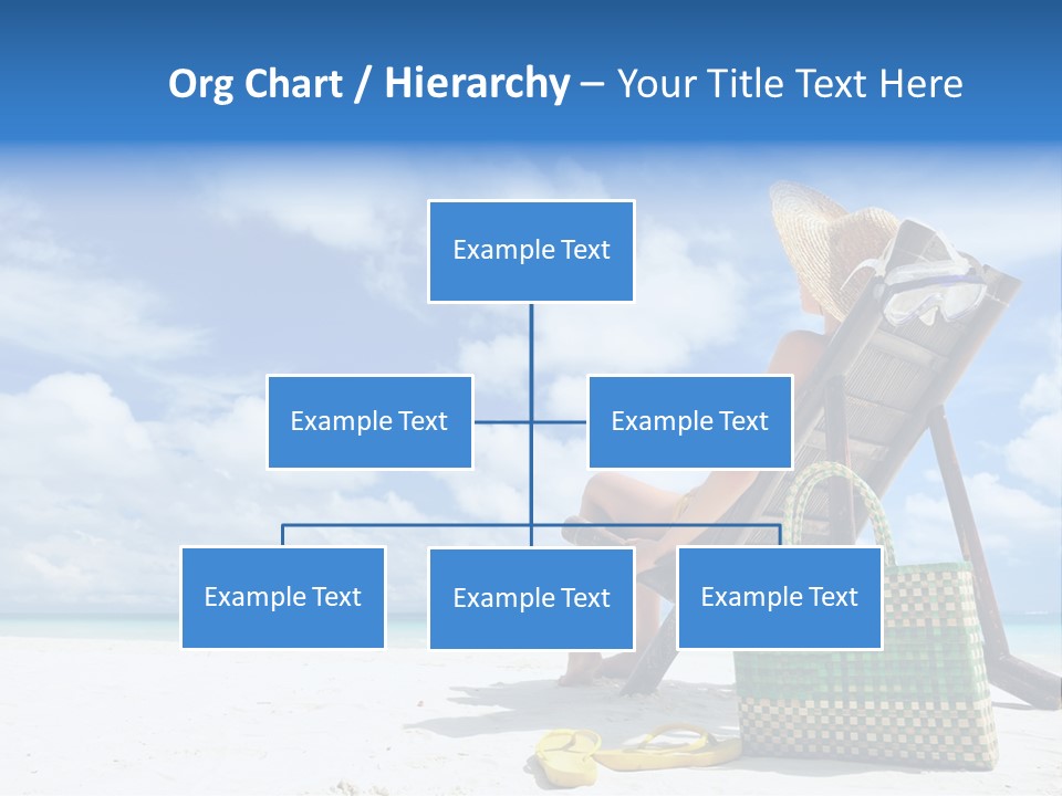 Sandals Sit Tropical PowerPoint Template