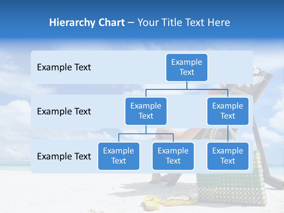 Sandals Sit Tropical PowerPoint Template