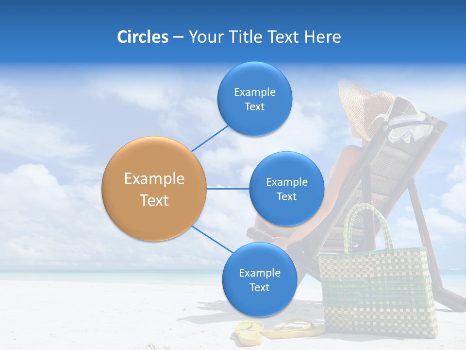 Sandals Sit Tropical PowerPoint Template