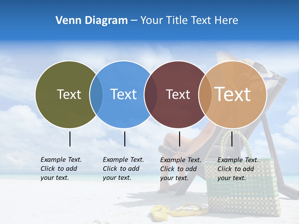 Sandals Sit Tropical PowerPoint Template