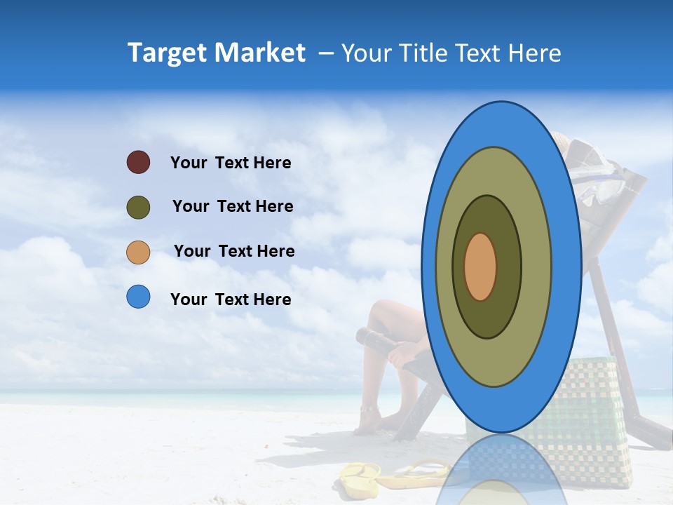 Sandals Sit Tropical PowerPoint Template