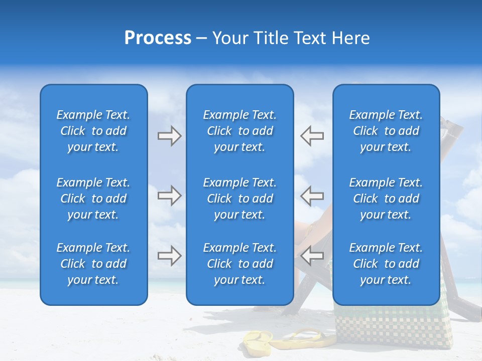 Sandals Sit Tropical PowerPoint Template
