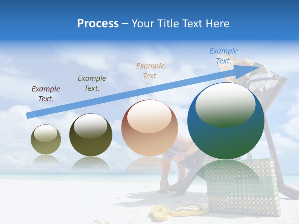 Sandals Sit Tropical PowerPoint Template