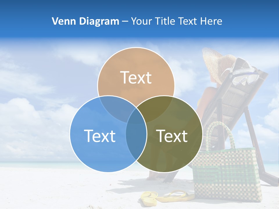 Sandals Sit Tropical PowerPoint Template