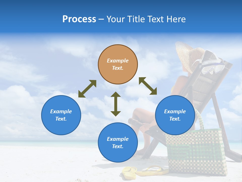 Sandals Sit Tropical PowerPoint Template