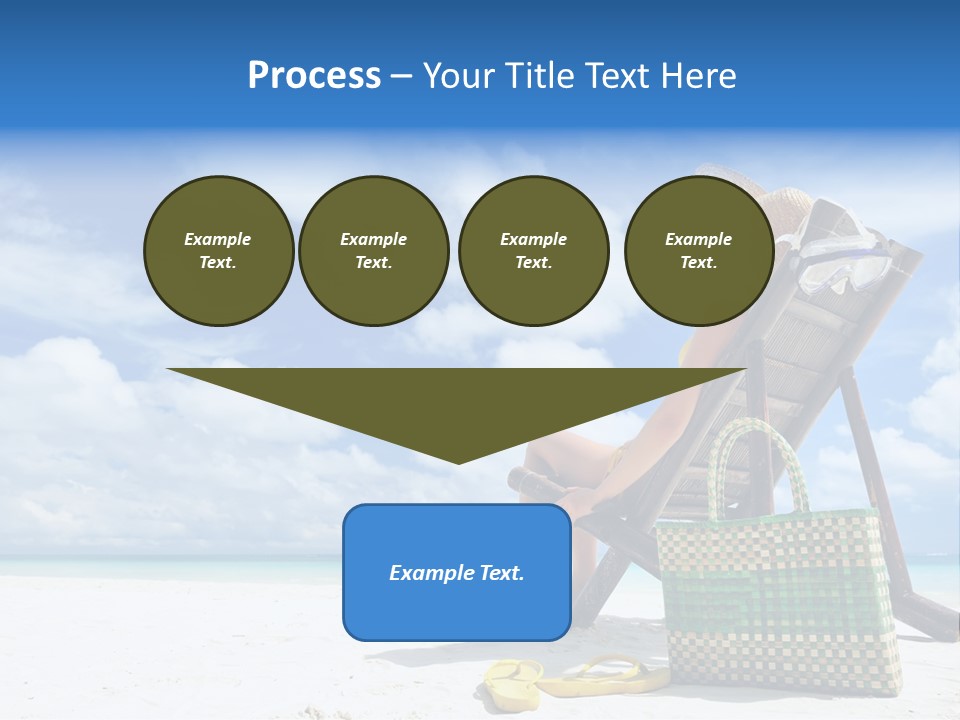 Sandals Sit Tropical PowerPoint Template