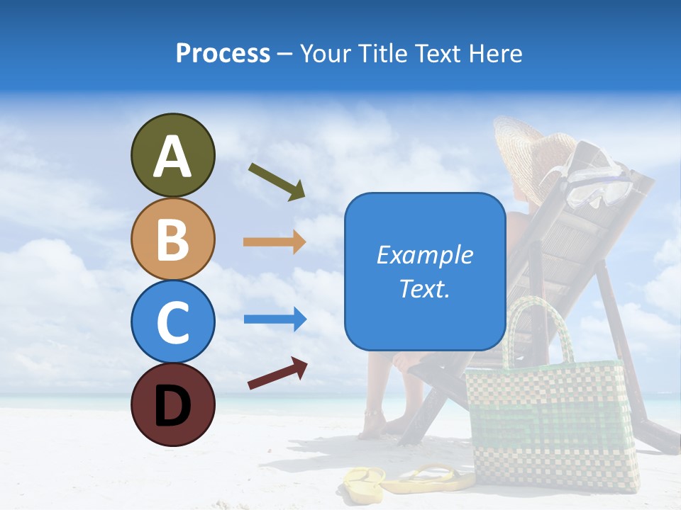 Sandals Sit Tropical PowerPoint Template