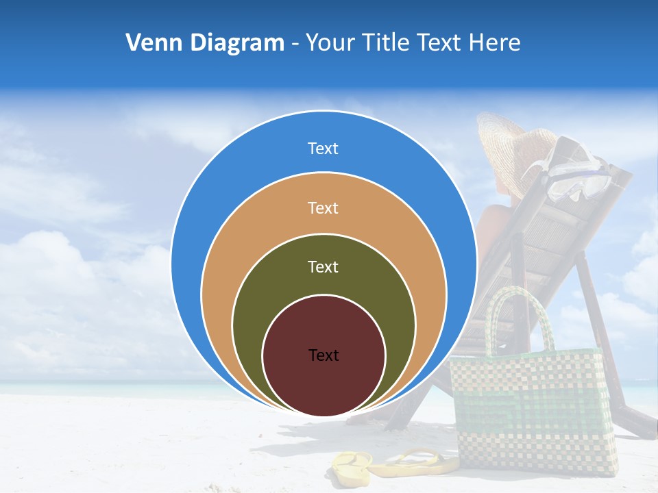 Sandals Sit Tropical PowerPoint Template