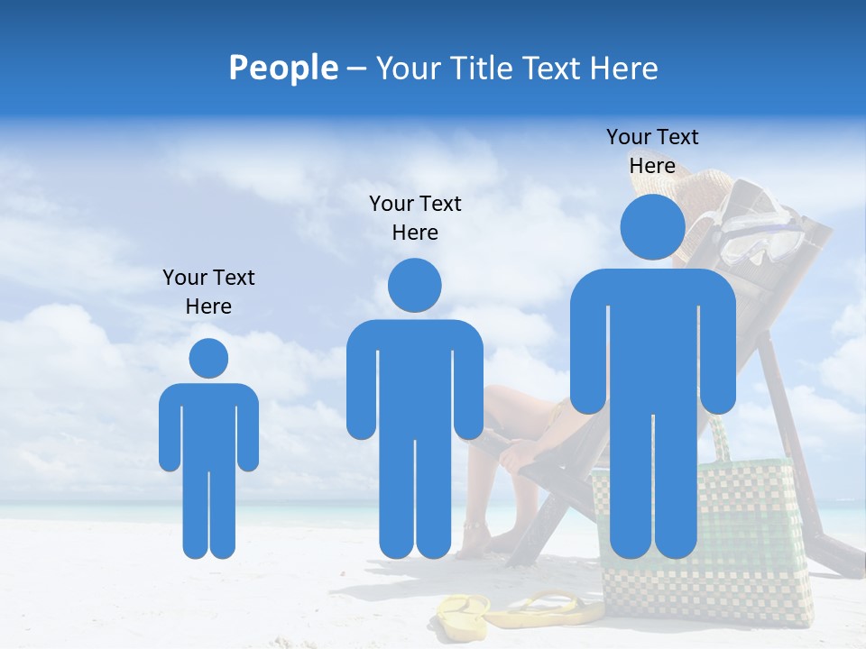 Sandals Sit Tropical PowerPoint Template