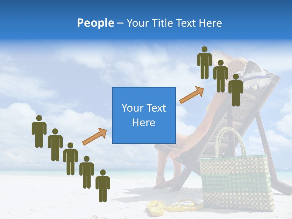 Sandals Sit Tropical PowerPoint Template