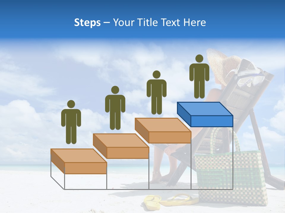 Sandals Sit Tropical PowerPoint Template