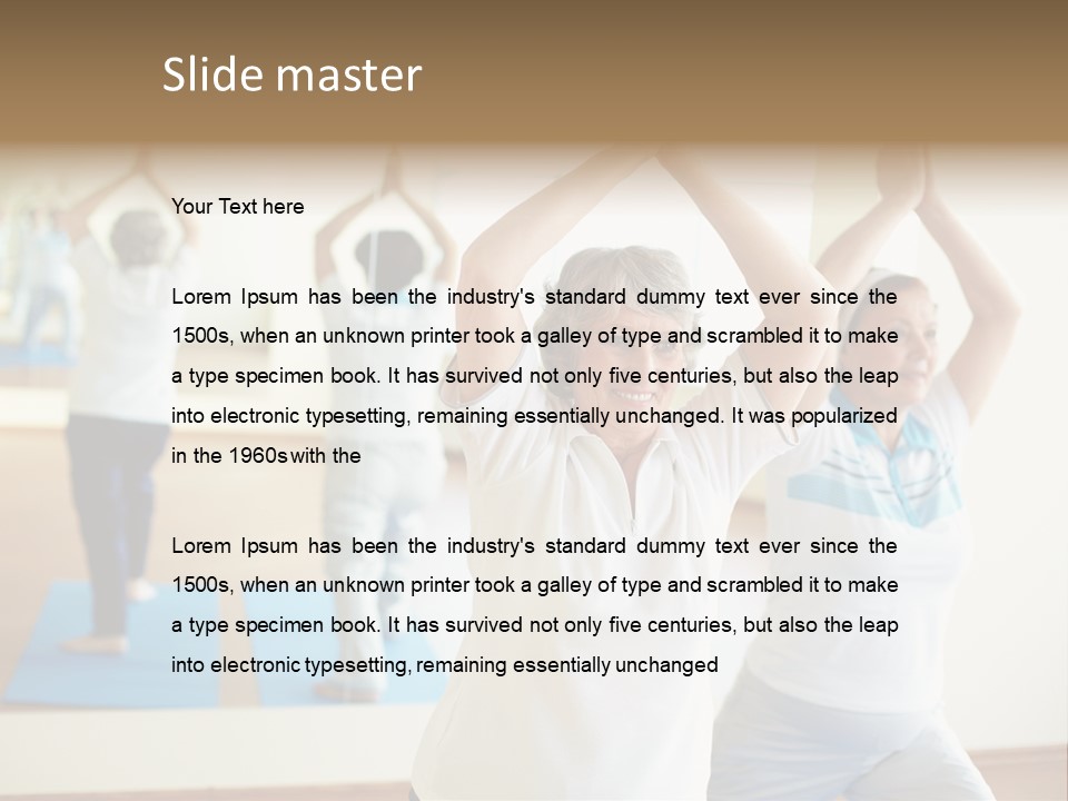 Foreground Retirement Pretty PowerPoint Template