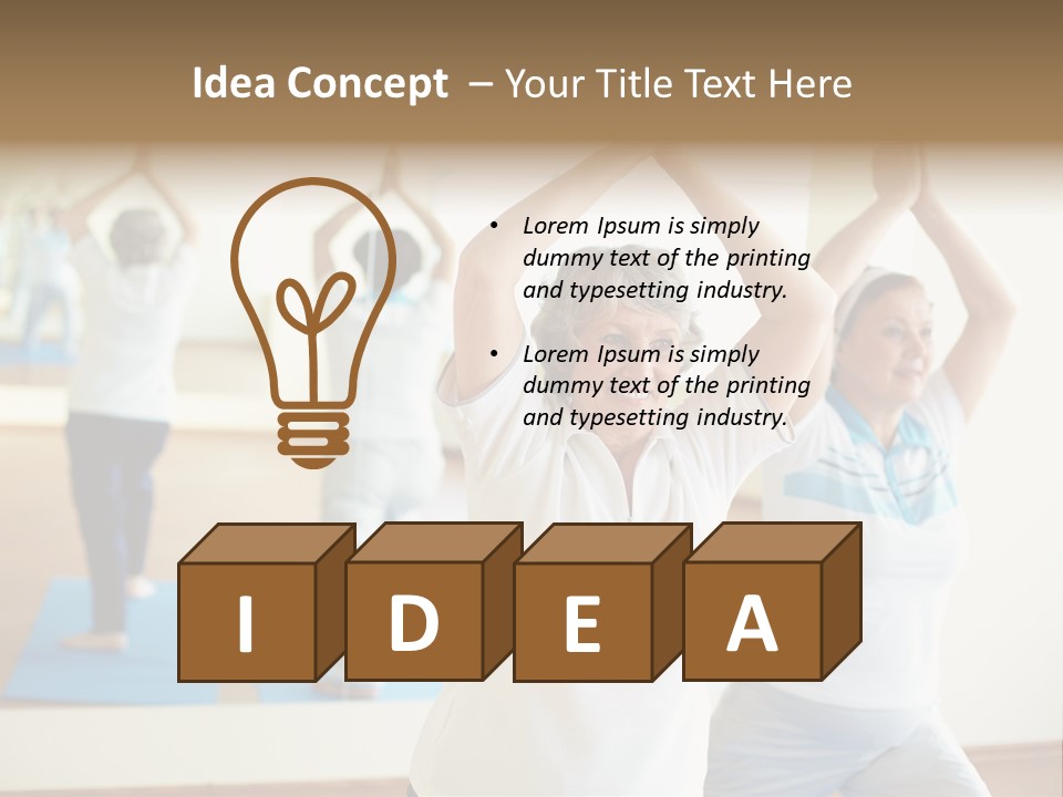 Foreground Retirement Pretty PowerPoint Template