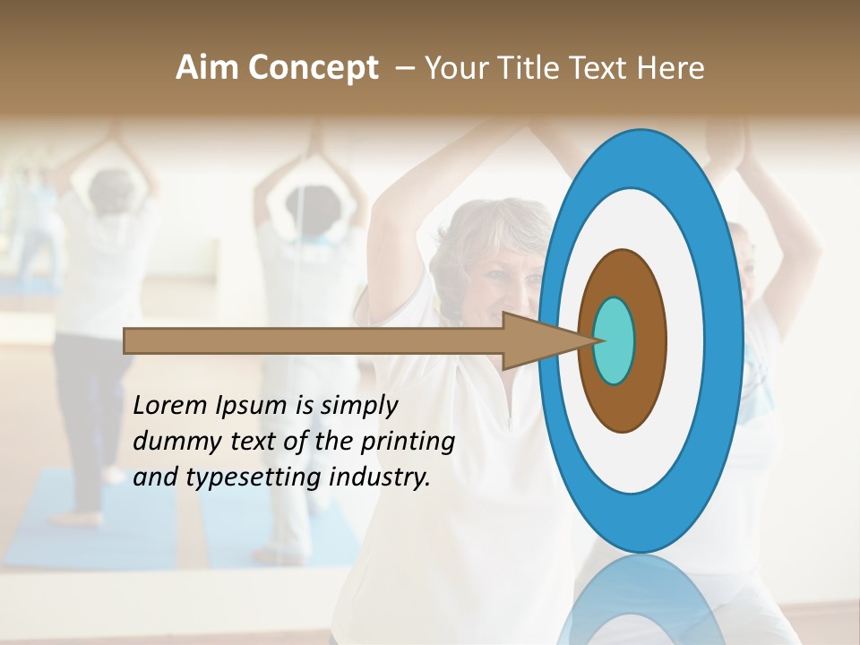 Foreground Retirement Pretty PowerPoint Template