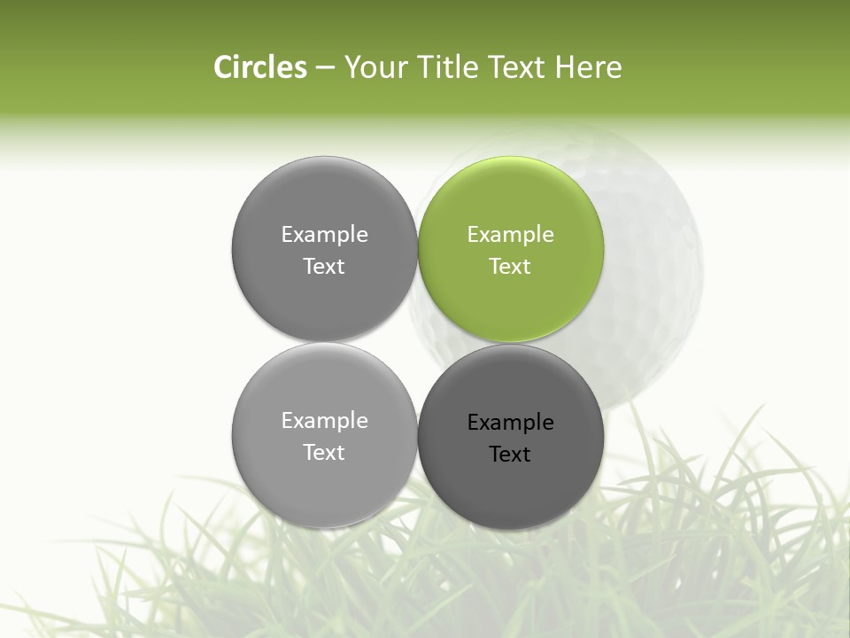 Leisure Equipment Closeup PowerPoint Template