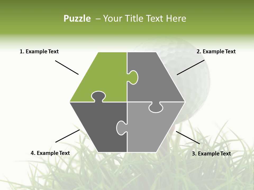 Leisure Equipment Closeup PowerPoint Template