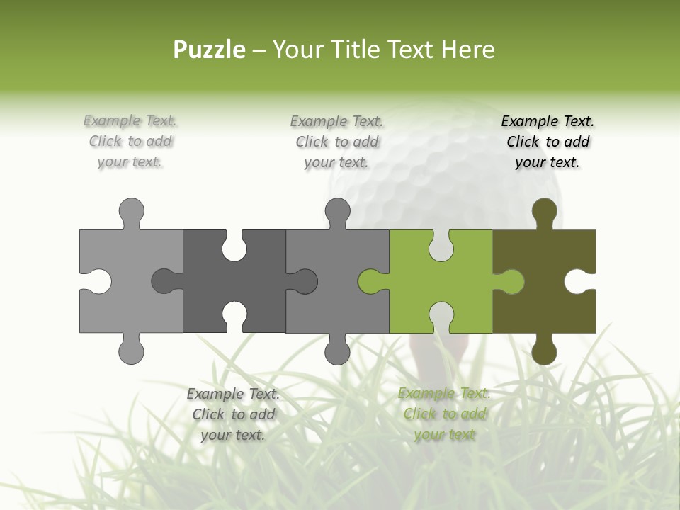 Leisure Equipment Closeup PowerPoint Template