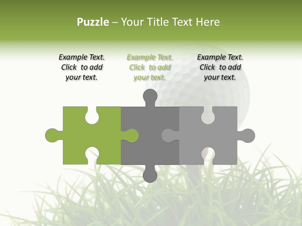 Leisure Equipment Closeup PowerPoint Template