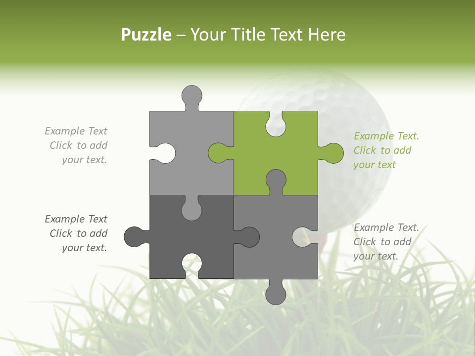 Leisure Equipment Closeup PowerPoint Template