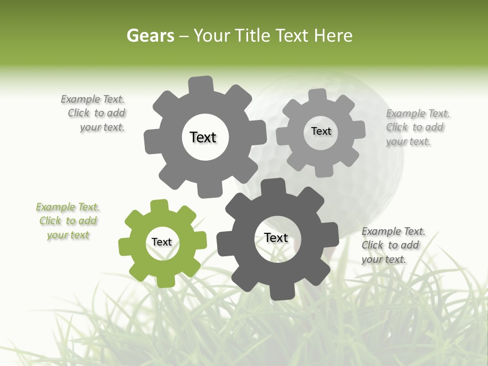 Leisure Equipment Closeup PowerPoint Template