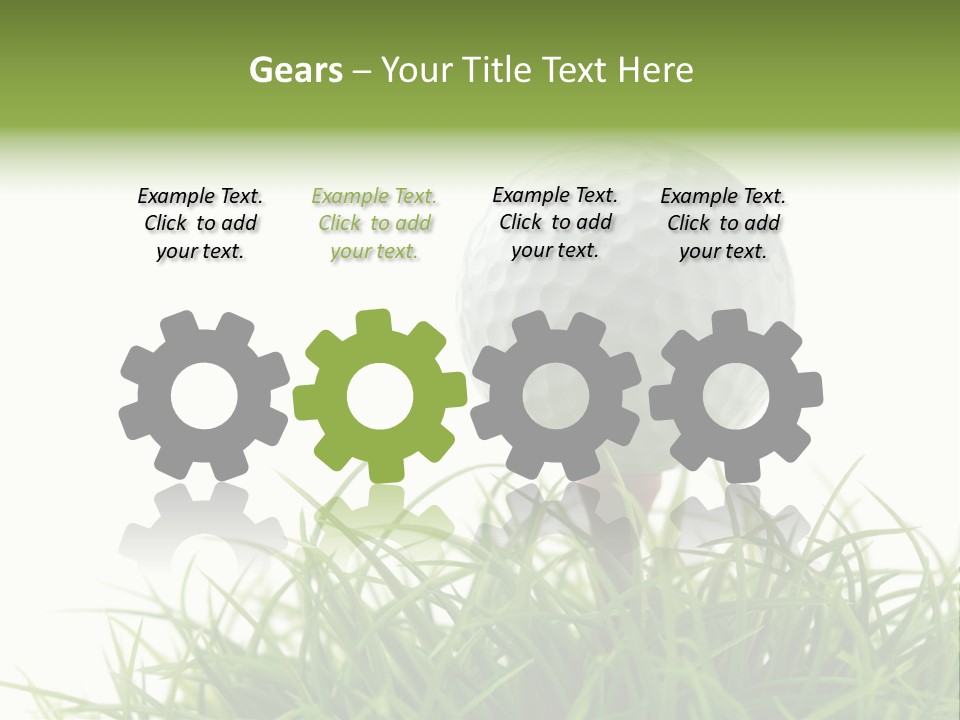 Leisure Equipment Closeup PowerPoint Template