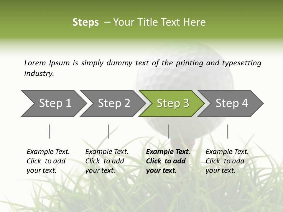 Leisure Equipment Closeup PowerPoint Template