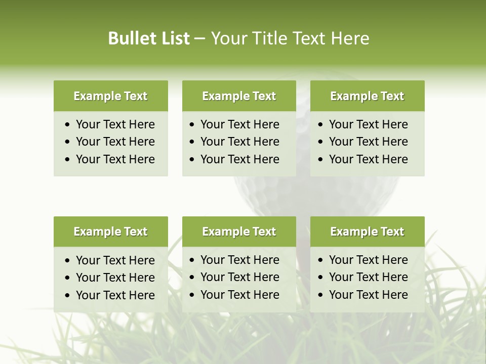 Leisure Equipment Closeup PowerPoint Template