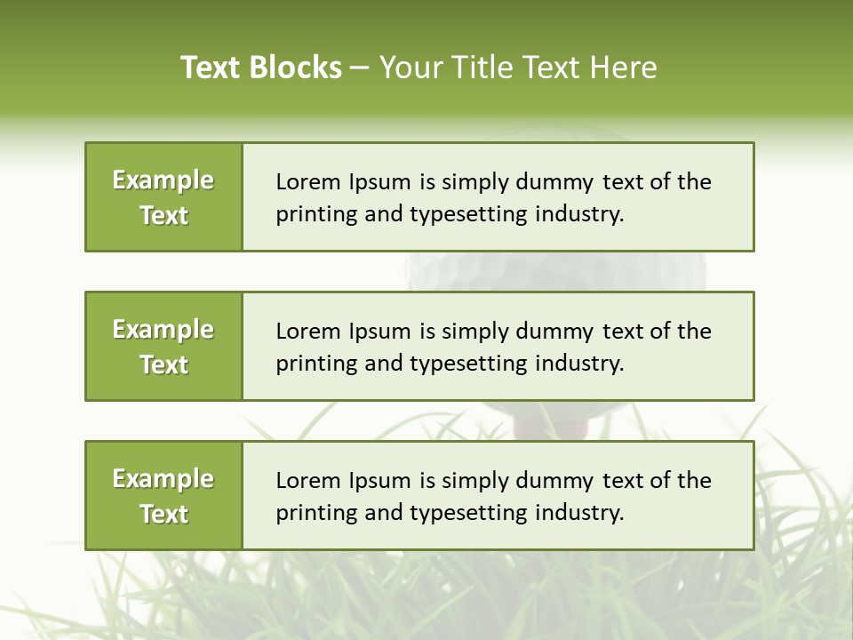 Leisure Equipment Closeup PowerPoint Template