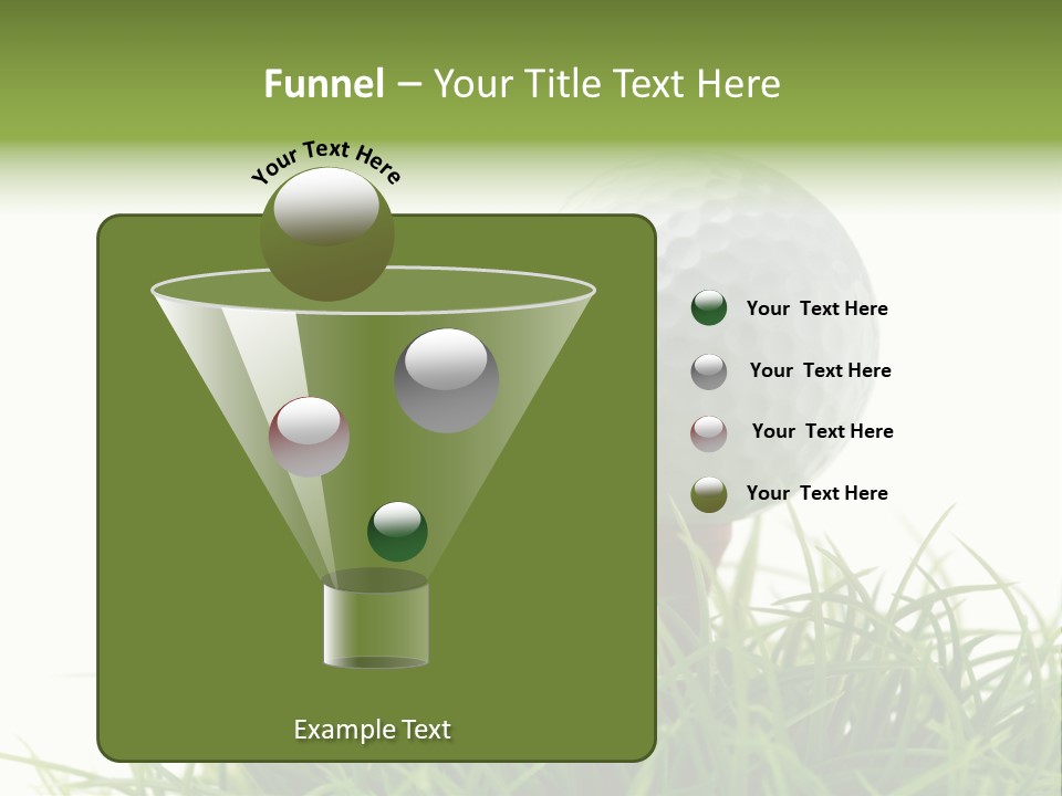 Leisure Equipment Closeup PowerPoint Template