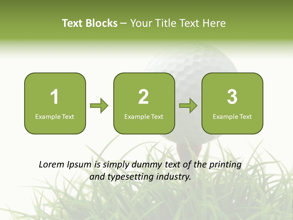 Leisure Equipment Closeup PowerPoint Template