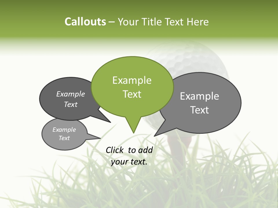 Leisure Equipment Closeup PowerPoint Template