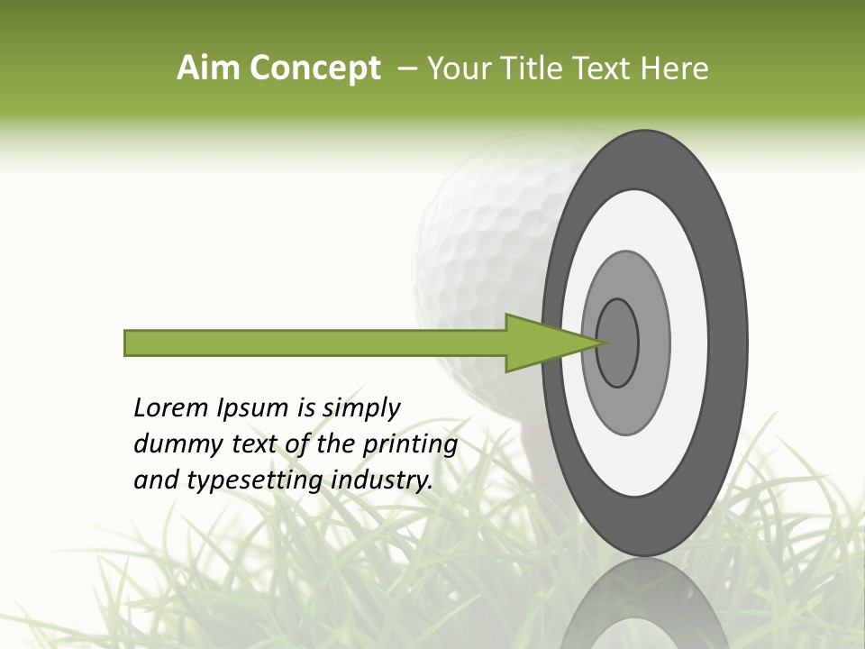 Leisure Equipment Closeup PowerPoint Template