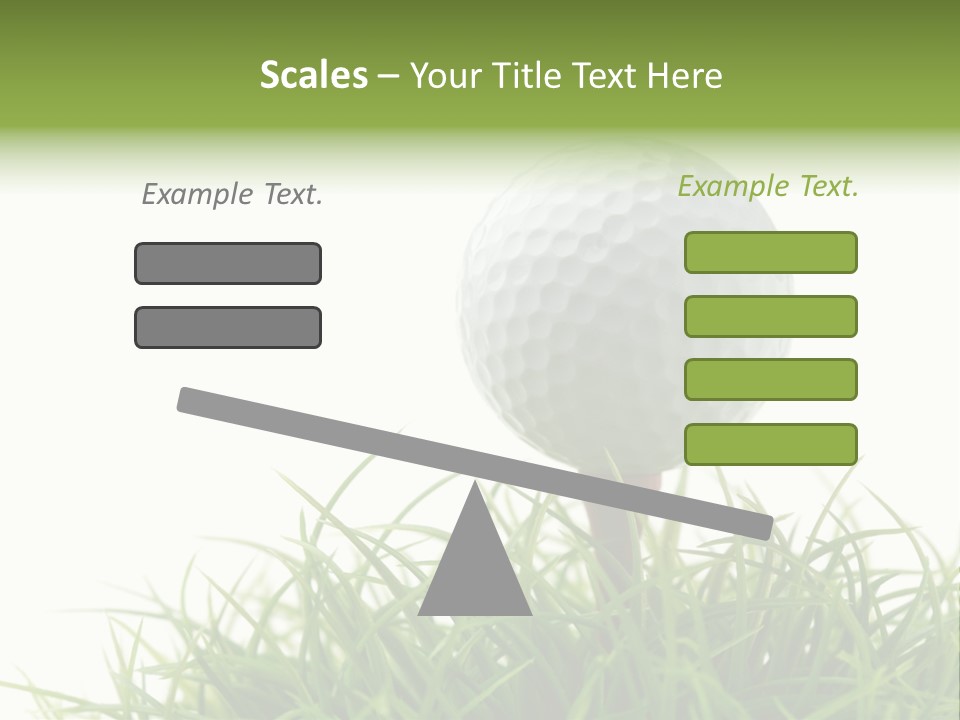 Leisure Equipment Closeup PowerPoint Template