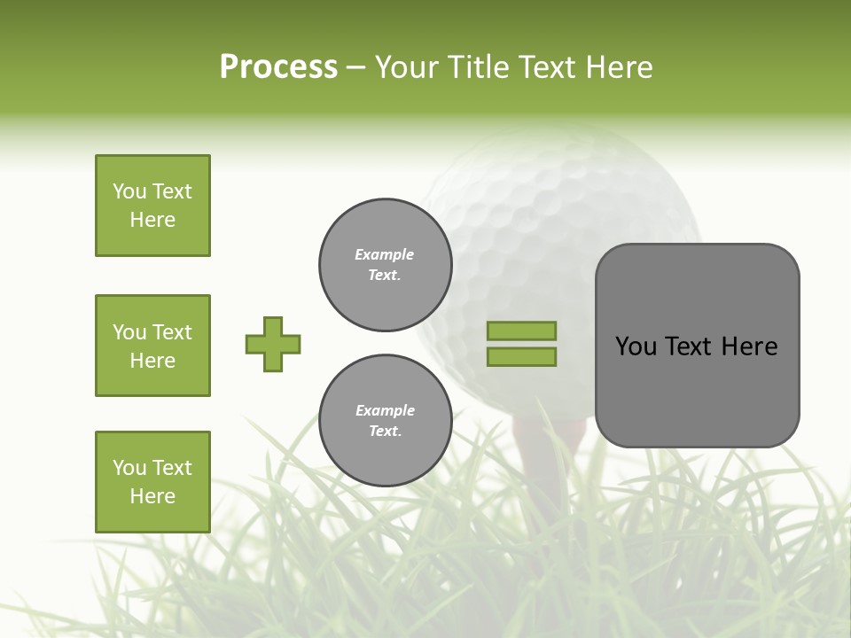Leisure Equipment Closeup PowerPoint Template