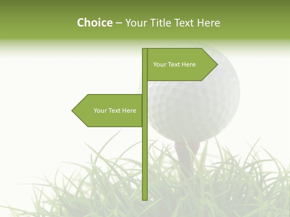 Leisure Equipment Closeup PowerPoint Template