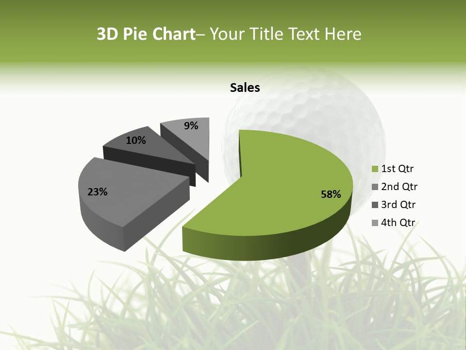 Leisure Equipment Closeup PowerPoint Template