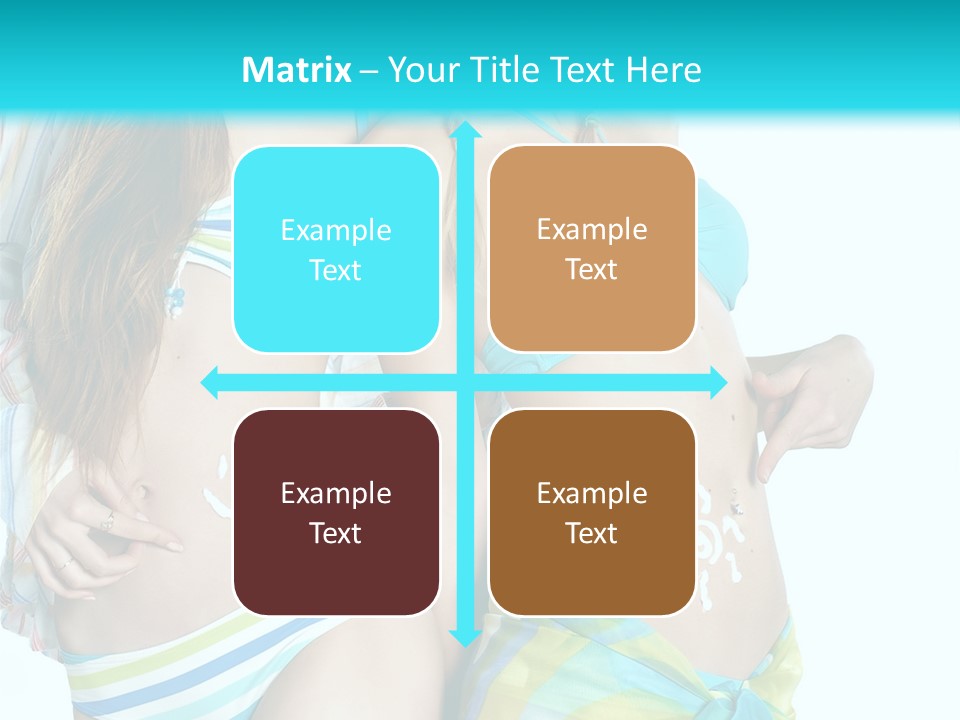 Swim Body Woman PowerPoint Template