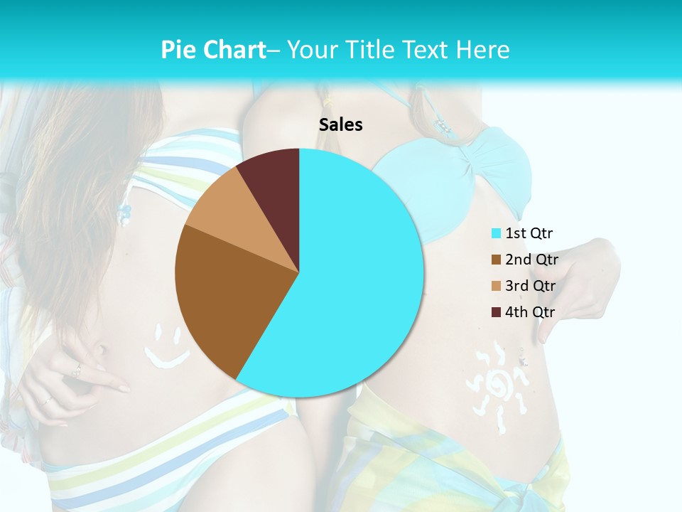 Swim Body Woman PowerPoint Template