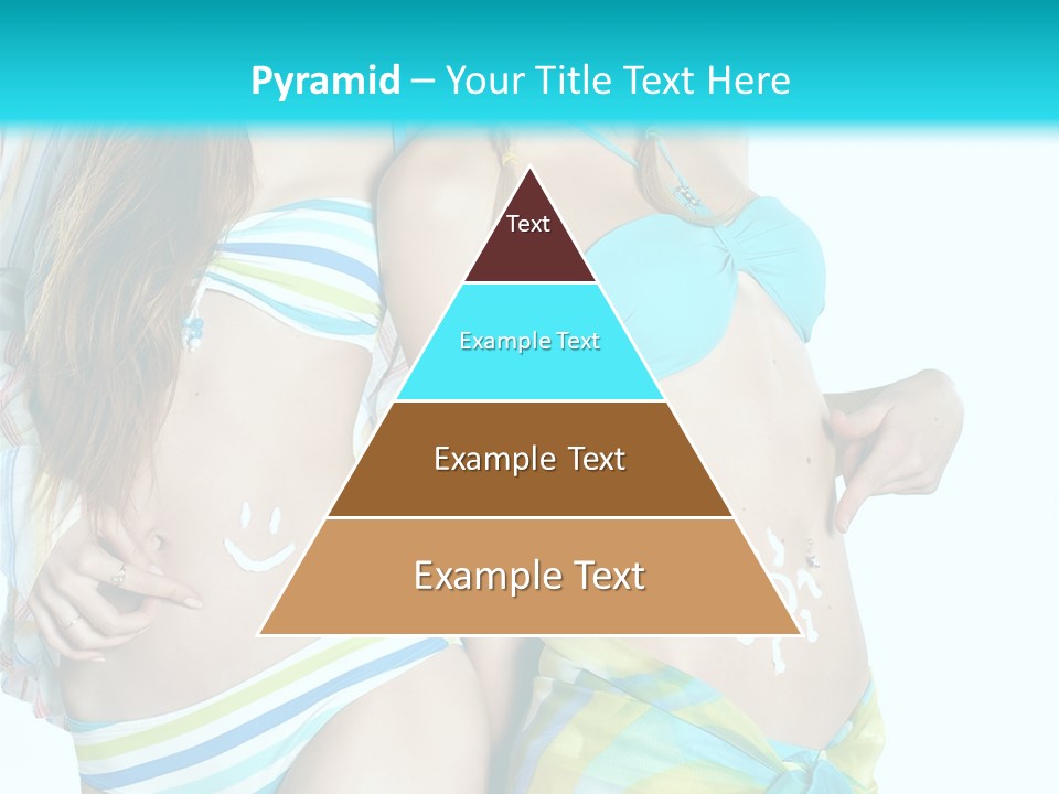 Swim Body Woman PowerPoint Template