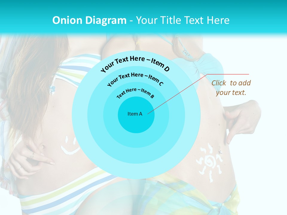 Swim Body Woman PowerPoint Template