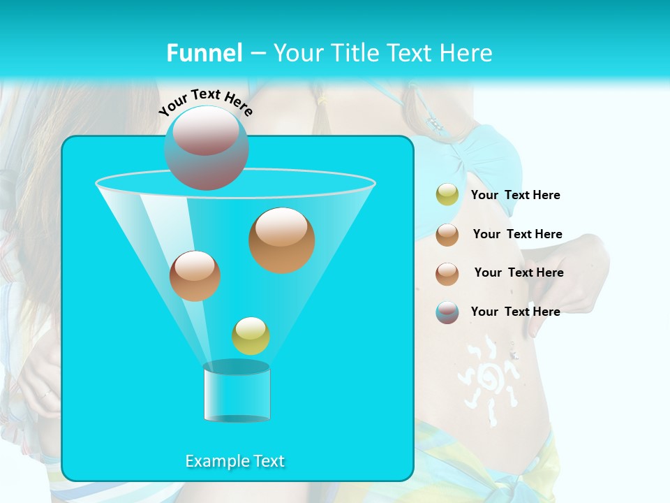 Swim Body Woman PowerPoint Template